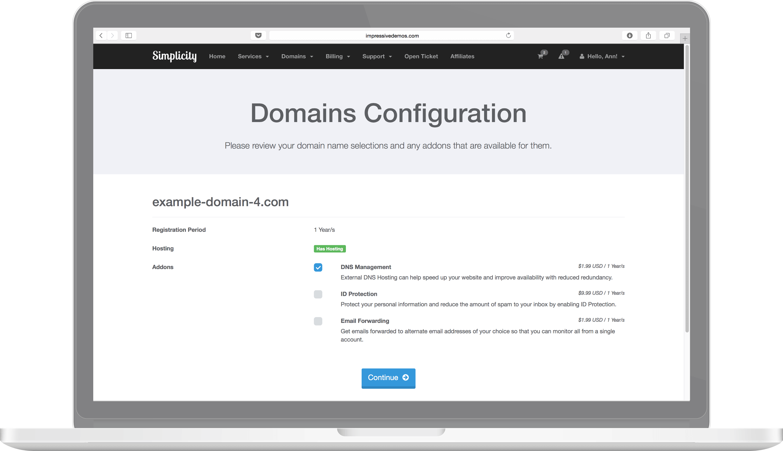 Simplicity Theme Preview